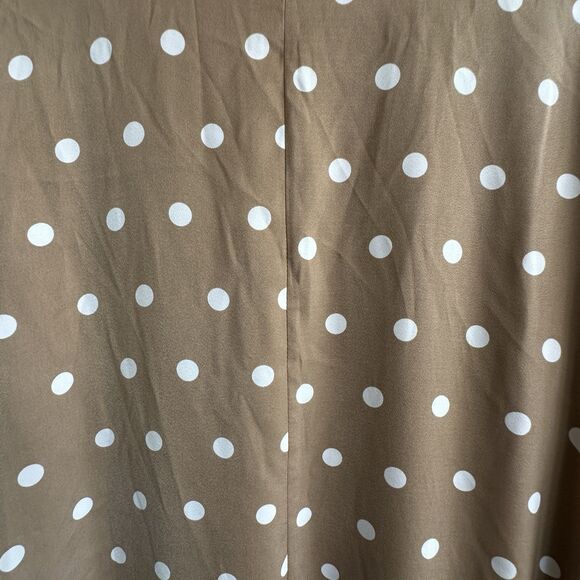 NWT ANTHROPOLOGIE x BB DAKOTA Deedra Kimono Sz XL Brown White Polka Dot Duster - Picture 13 of 13